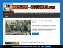 Tablet Screenshot of nuestros-recuerdos.com